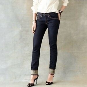 RRL Ralph Lauren Stretch Skinny Fit Woven Selvedge Made In USA Denim Jeans Sz 26